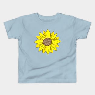 Cheerful Sunflower Kids T-Shirt